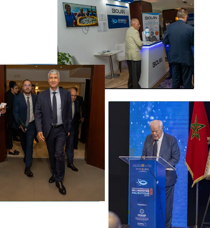 intervention de Monsieur le Ministre et du president de la fenip